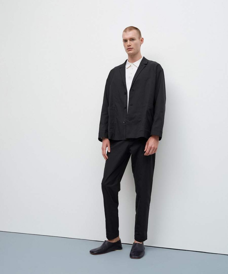 Lululemon Relaxed-Fit Twill Blazer Blazer Herr Svarta Sverige | VGXBJS602
