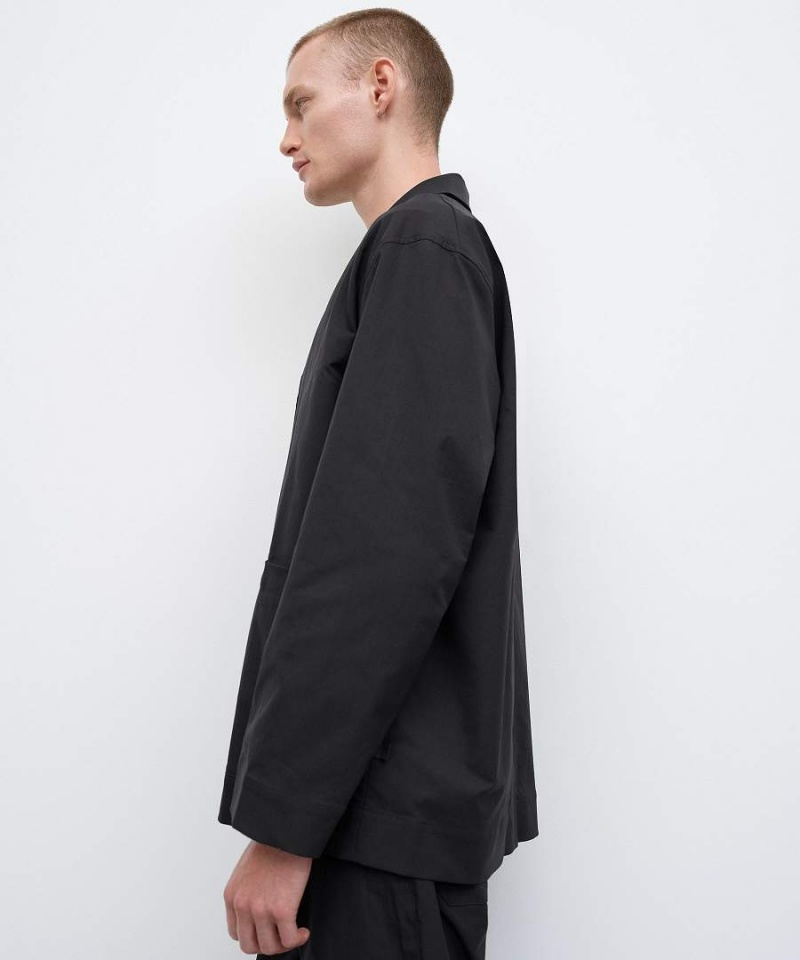 Lululemon Relaxed-Fit Twill Blazer Blazer Herr Svarta Sverige | VGXBJS602