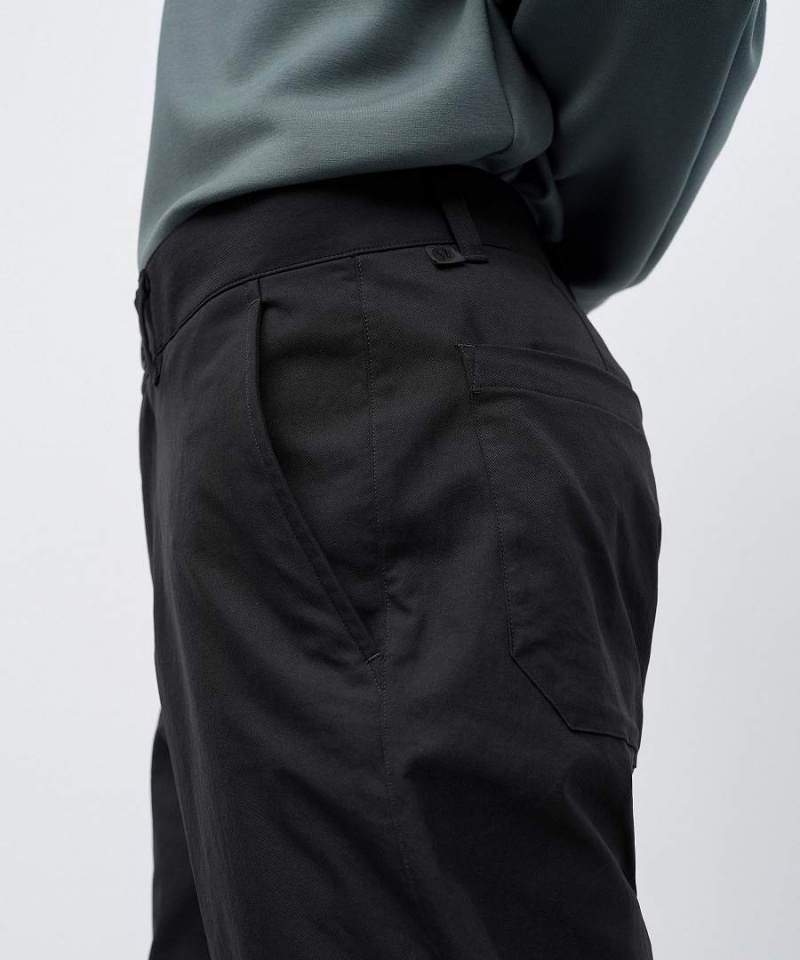 Lululemon Relaxed-Tapered Twill Byxor Herr Svarta Sverige | SWQJTV863