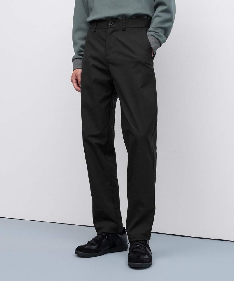 Lululemon Relaxed-Tapered Twill Byxor Herr Svarta Sverige | SWQJTV863