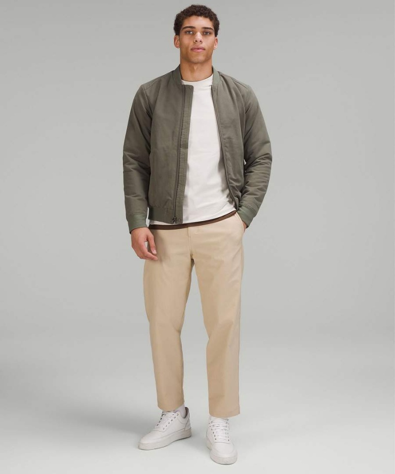 Lululemon Relaxed Tapered Byxor Herr Khaki Sverige | HEJADX138