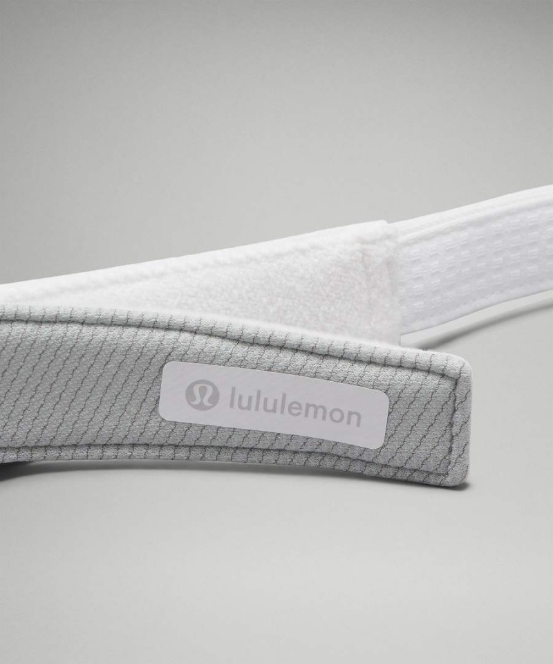 Lululemon Removable Sweatband All-Sport Visor Wordmark Hatt Dam Vita Svarta Sverige | HFXBWG641