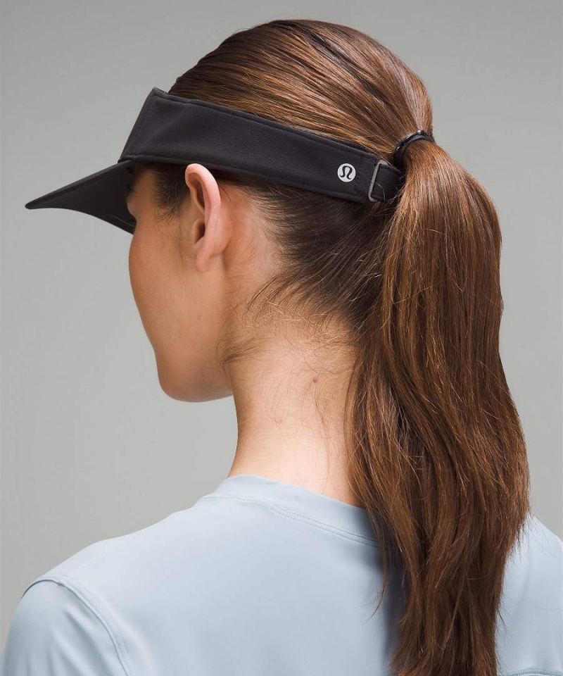 Lululemon Removable Sweatband All-Sport Visor Hatt Herr Svarta Sverige | CQVJUL416
