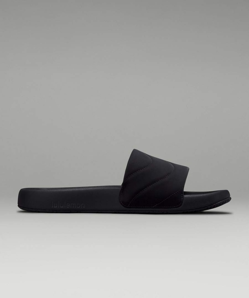 Lululemon Restfeel Quiltad Badtofflor Dam Svarta Svarta Svarta Sverige | KMFLGR526