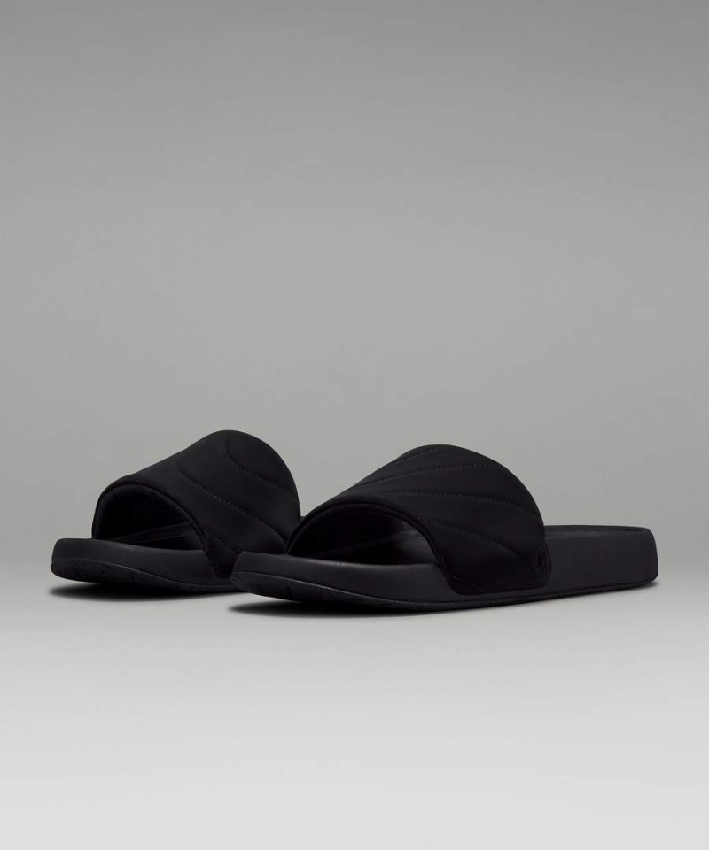 Lululemon Restfeel Quiltad Badtofflor Dam Svarta Svarta Svarta Sverige | KMFLGR526