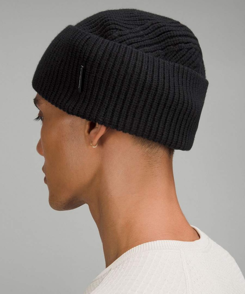 Lululemon Räfflad Merino Ull-Blend Knit Mössa Herr Bruna Sverige | MVXQTS062