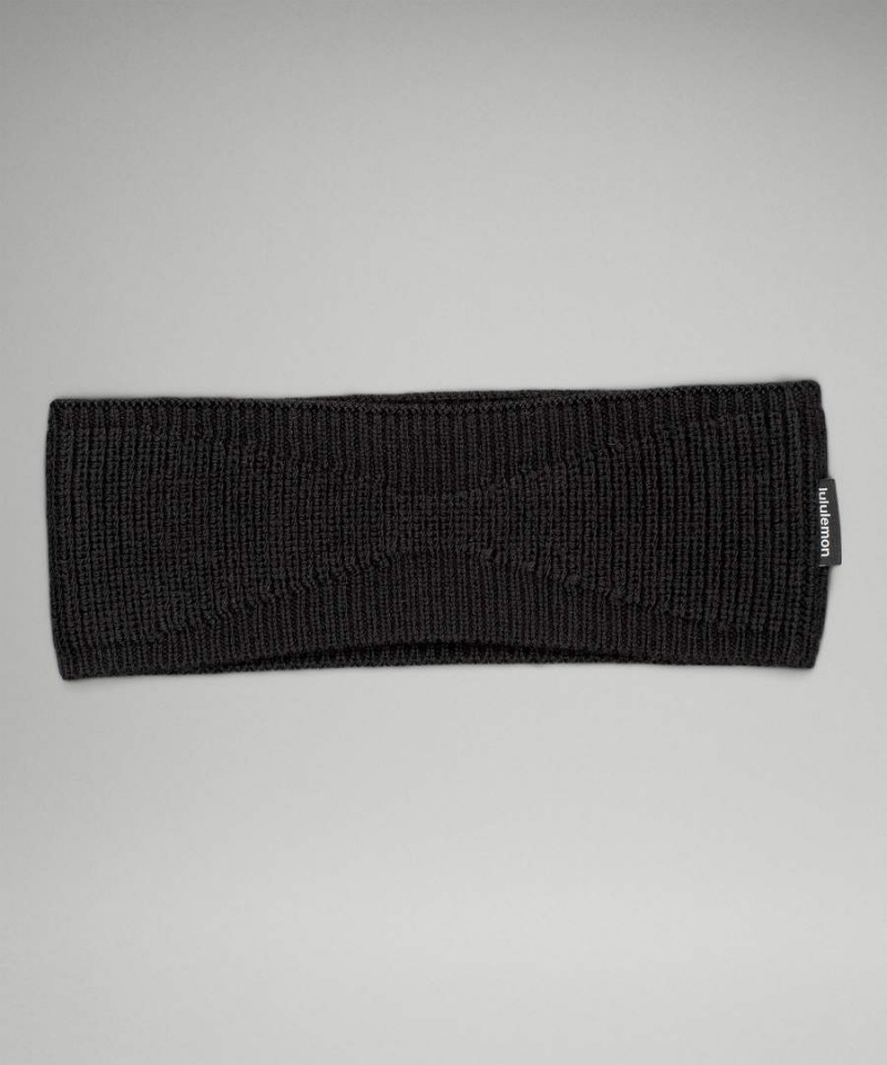 Lululemon Räfflad Merino Ull-Blend Knit Öronvärmare Dam Grå Sverige | ULTFCN283
