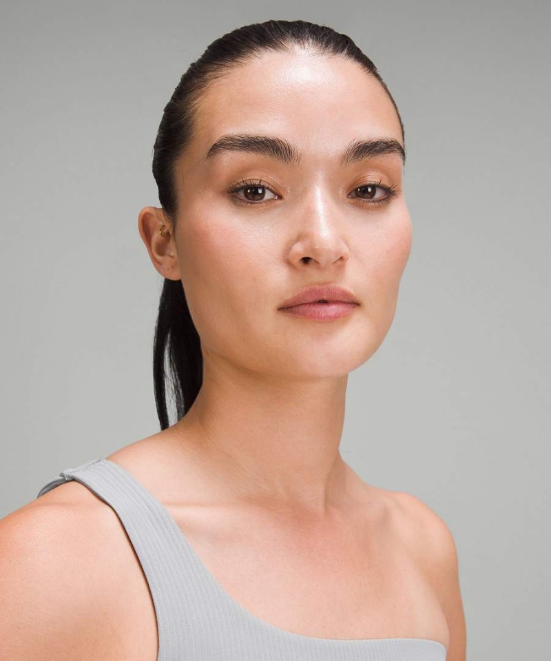 Lululemon Räfflad Nulu Asymmetrical Yoga Linne Dam Grå Sverige | SHUPAQ487