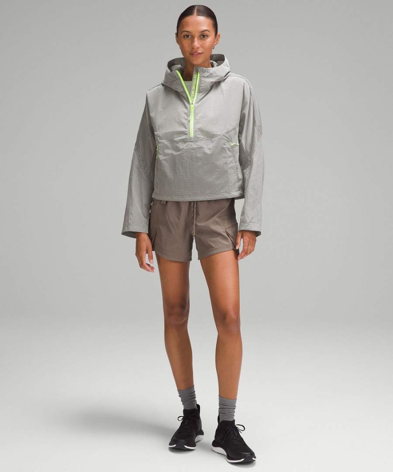 Lululemon Ripstop Half-Zip Vandring Pullover Dam Vita Sverige | WUZDXF842