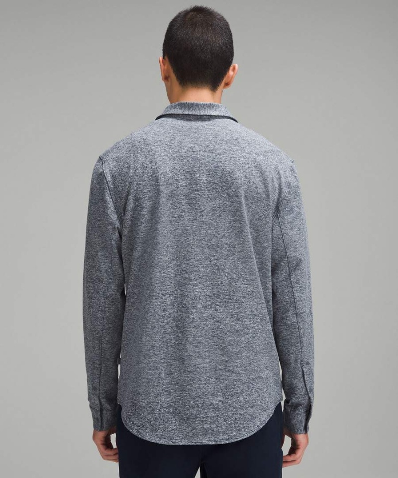 Lululemon Rulu Button-Up Skjorta Herr Marinblå Sverige | EYMRGU936