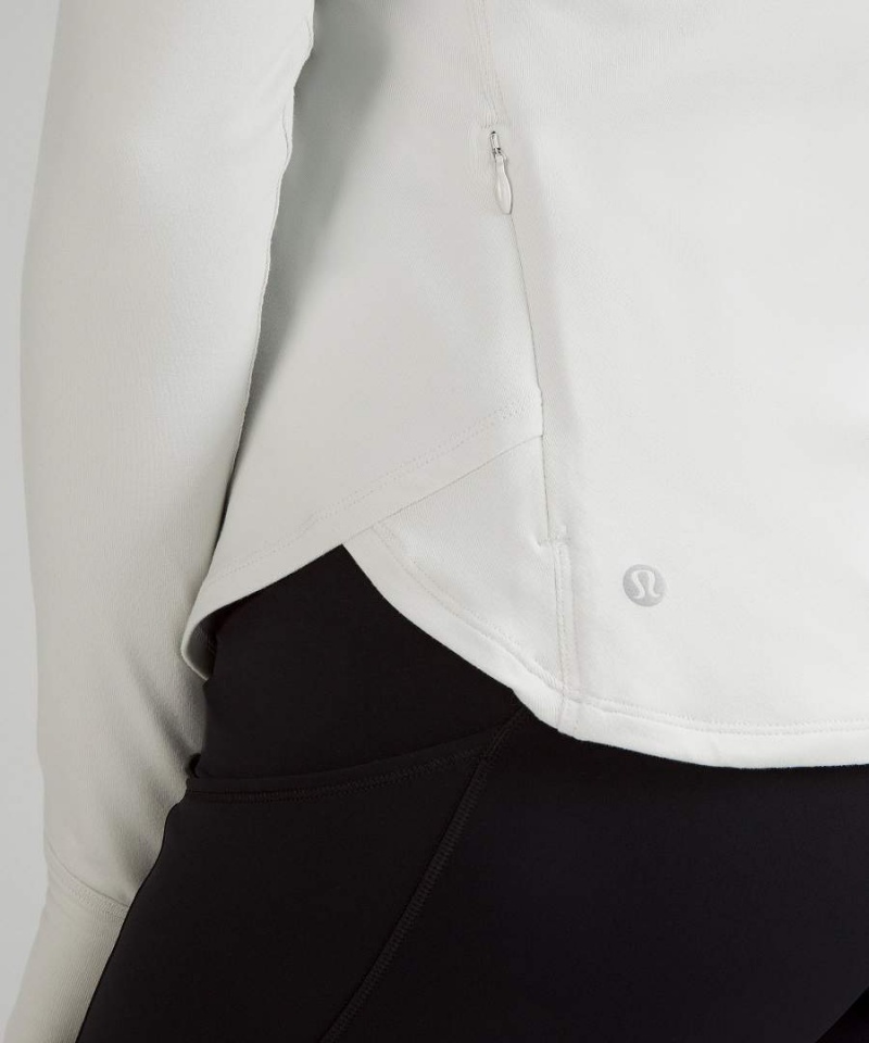 Lululemon Rulu Löpar Mock-Neck Långärmad Tröja Dam Vita Sverige | TUPQCM957