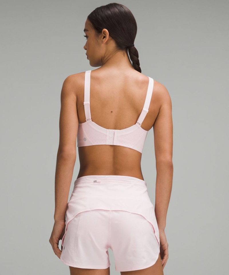Lululemon Run Times Bra High Support, B–G Cups Sport BH Dam Ljusröda Sverige | IPJOQG897