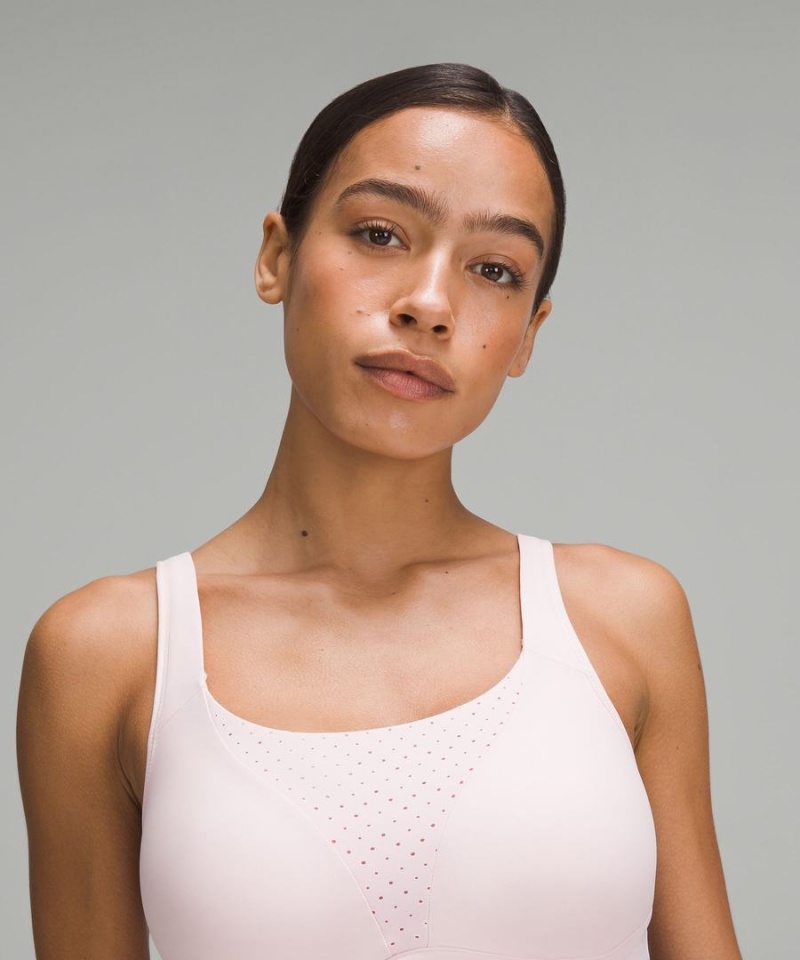 Lululemon Run Times Bra High Support, B–G Cups Sport BH Dam Ljusröda Sverige | IPJOQG897