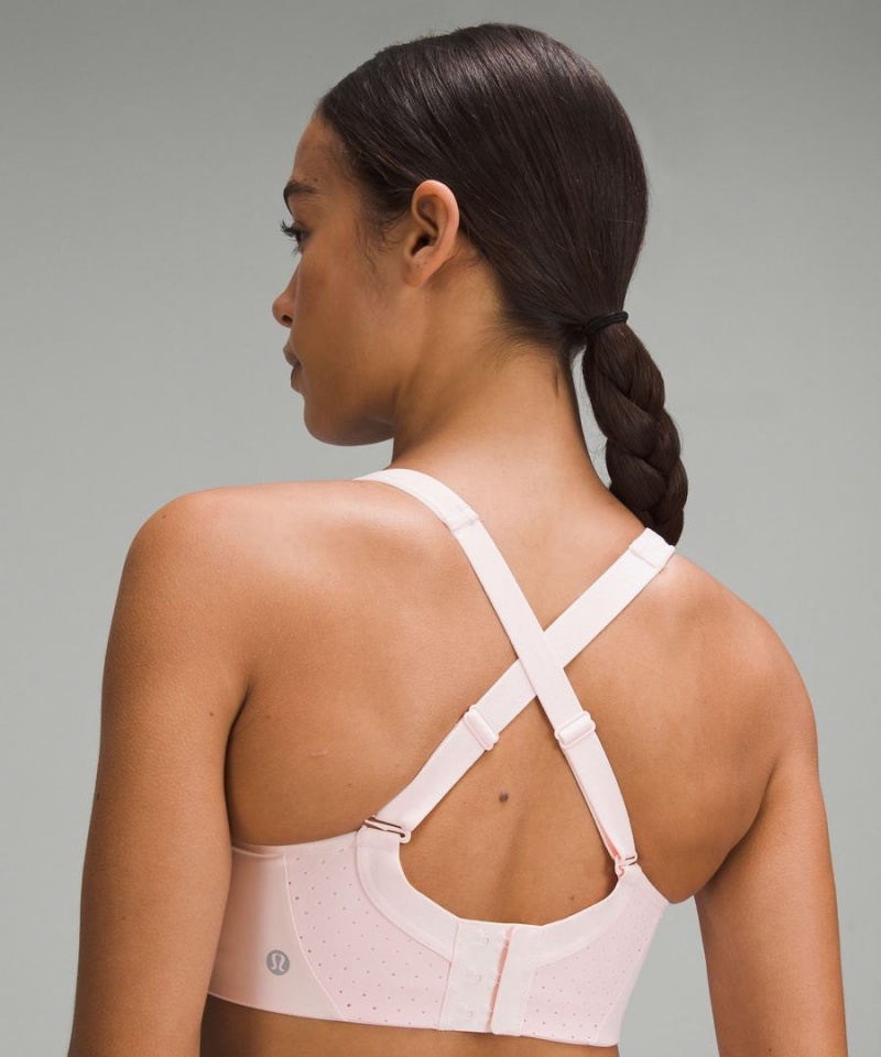 Lululemon Run Times Bra High Support, B–G Cups Sport BH Dam Ljusröda Sverige | IPJOQG897