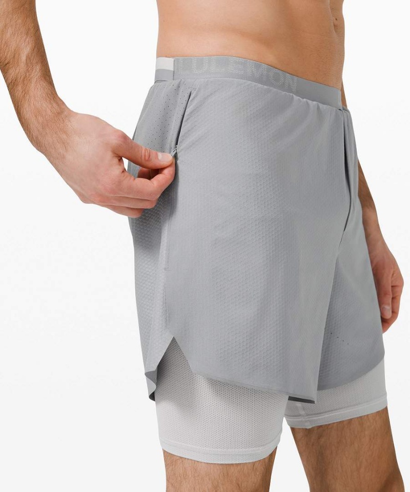 Lululemon Run Town Shorts Herr Grå Sverige | OBJFCW695