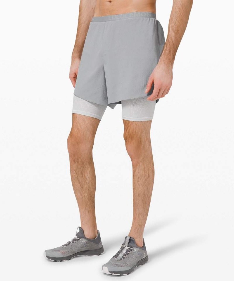 Lululemon Run Town Shorts Herr Grå Sverige | OBJFCW695