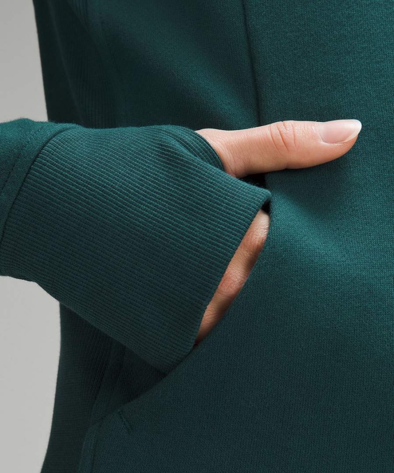 Lululemon Scuba Full-Zip Hoodie Dam Turkos Sverige | GICDSN780