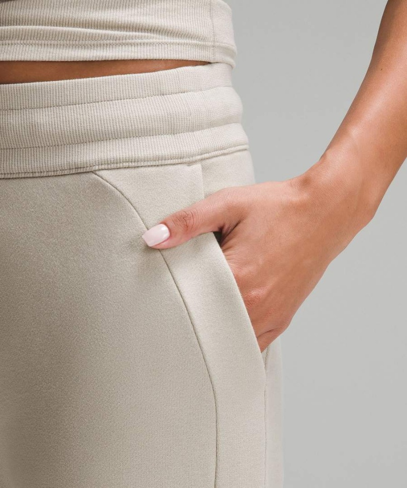 Lululemon Scuba High-Rise Cropped Joggingbyxor Dam Beige Sverige | TAFSHL165