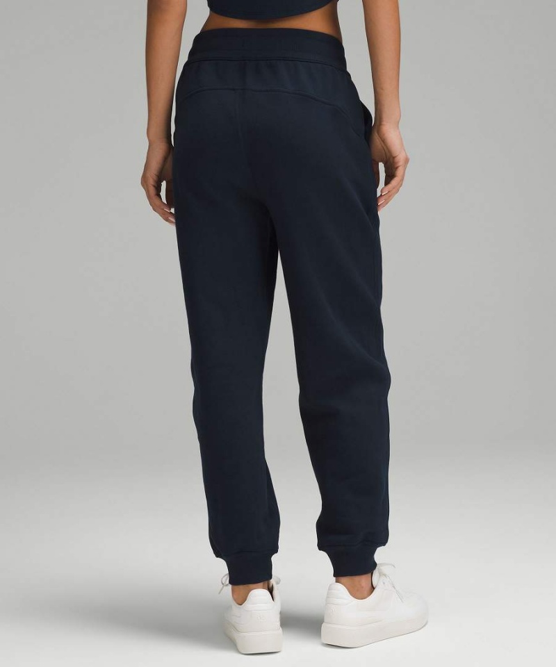 Lululemon Scuba High-Rise Relaxed Full Length Joggingbyxor Dam Marinblå Sverige | OEGAJY807
