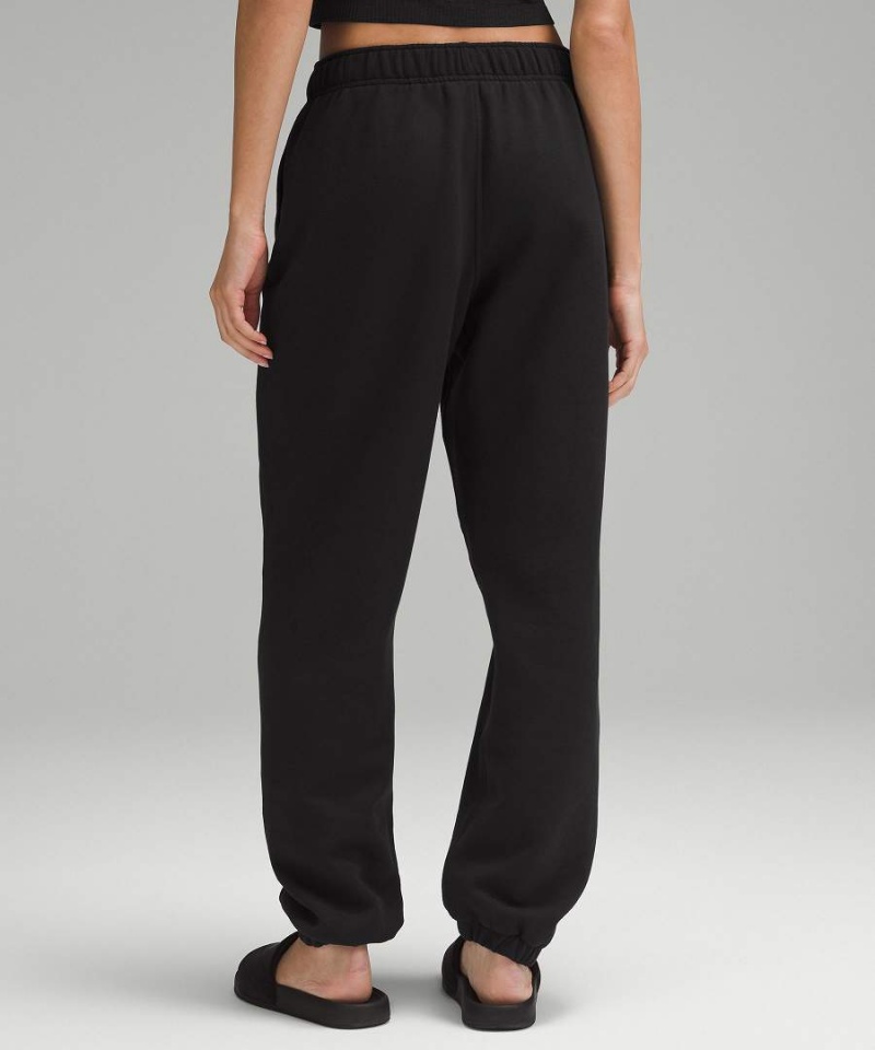 Lululemon Scuba Mid-Rise Oversized Korta Joggingbyxor Dam Svarta Sverige | RWSPLX794