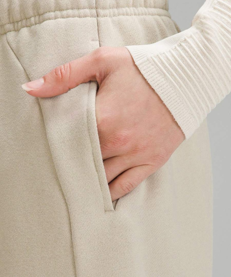 Lululemon Scuba Mid-Rise Oversized Regular Joggingbyxor Dam Beige Sverige | TGVALS617
