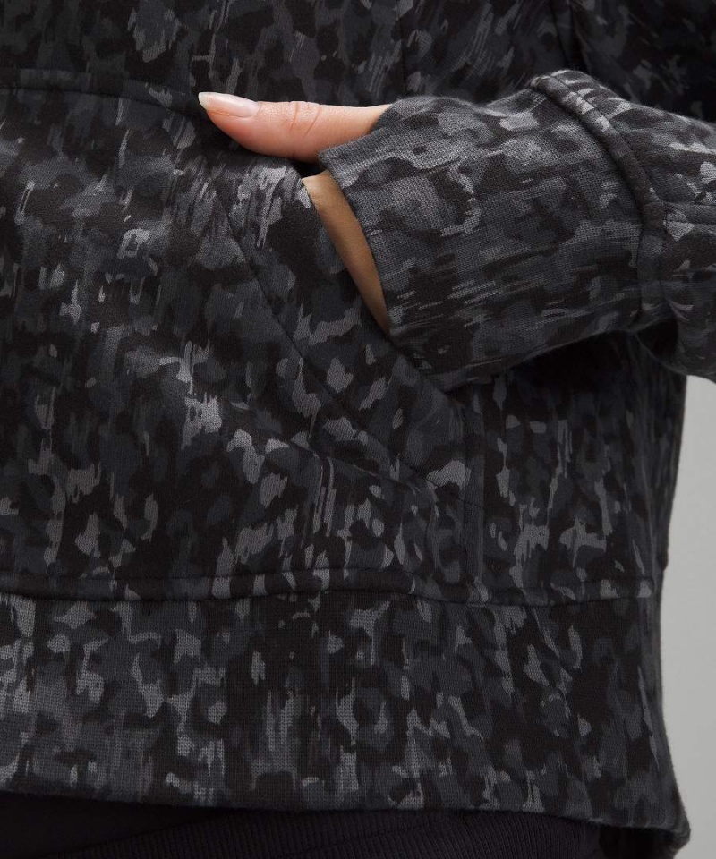 Lululemon Scuba Oversized Full-Zip Hoodie Dam Leopard Olika Färger Sverige | RZNTVG059