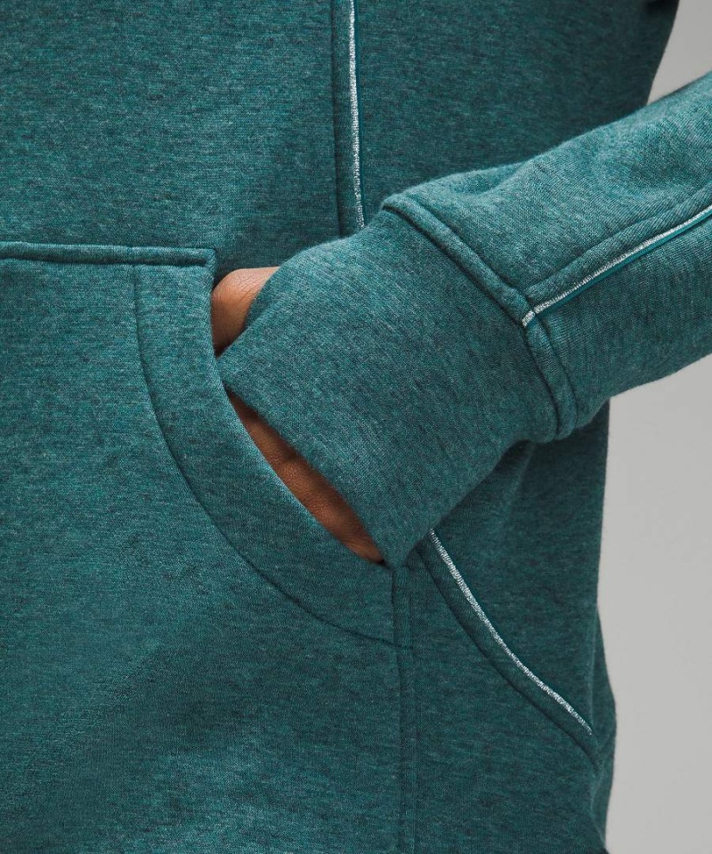 Lululemon Scuba Oversized Funnel-Neck Full Zip Long Plush Tröjor Dam Turkos Sverige | XAIRUW605