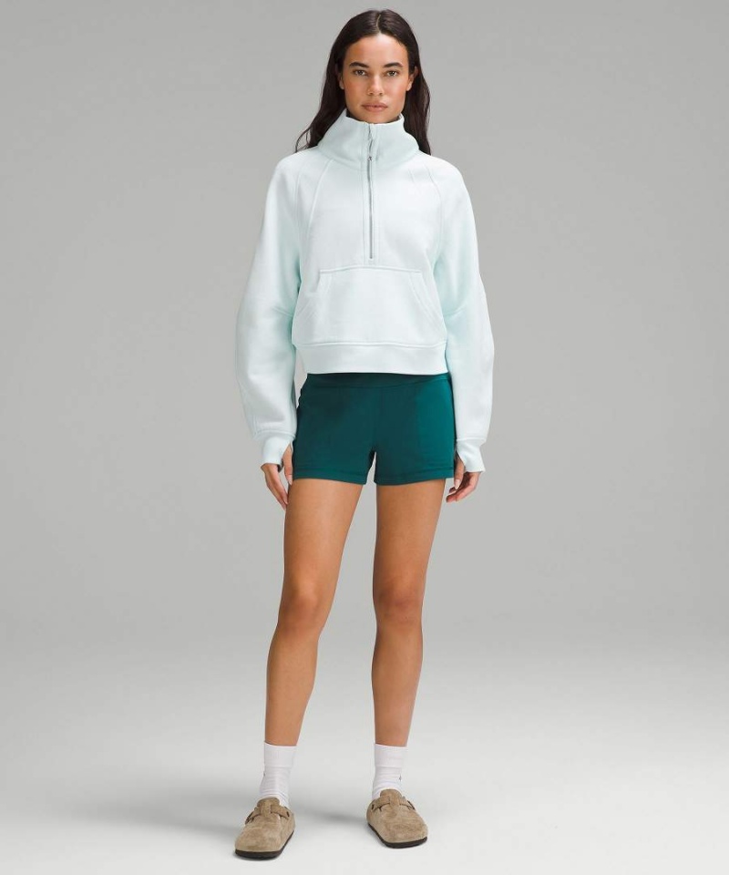 Lululemon Scuba Oversized Funnel-Neck Half Zip Tröjor Dam Blå Sverige | RHQOJP390