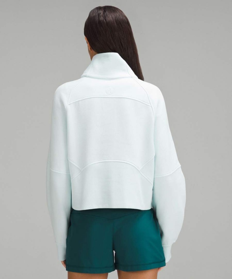 Lululemon Scuba Oversized Funnel-Neck Half Zip Tröjor Dam Blå Sverige | RHQOJP390