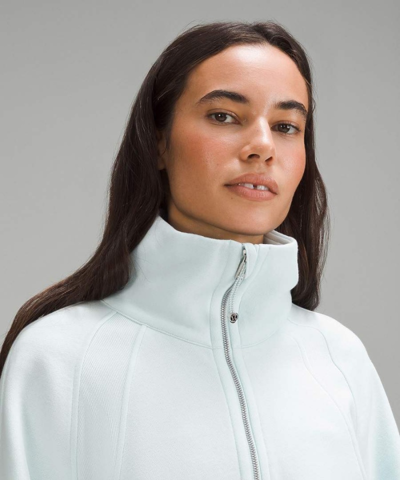 Lululemon Scuba Oversized Funnel-Neck Half Zip Tröjor Dam Blå Sverige | RHQOJP390