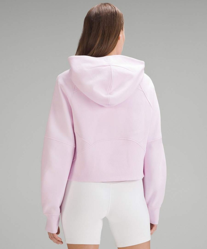 Lululemon Scuba Oversized Half-Zip Hoodie Dam Leopard Vita Ljus Sverige | YQOAMJ208
