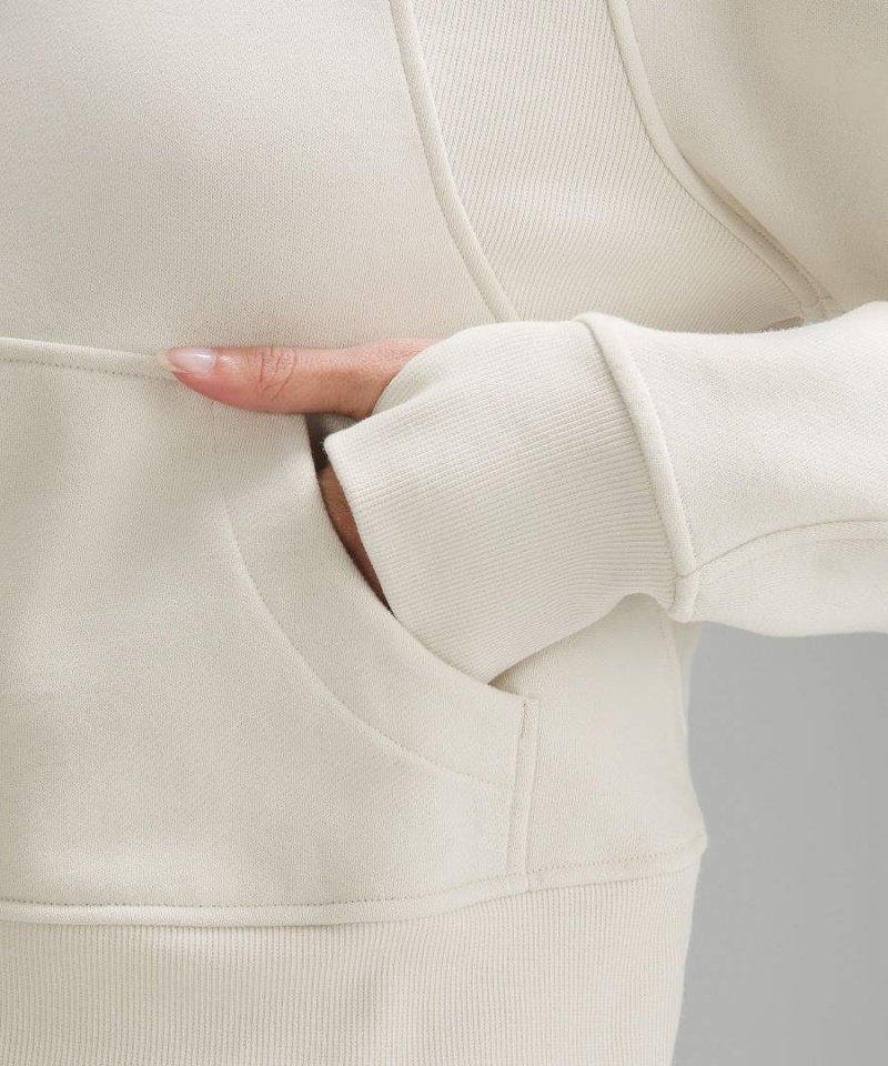 Lululemon Scuba Oversized Hoodie Dam Beige Sverige | ZAQERJ804