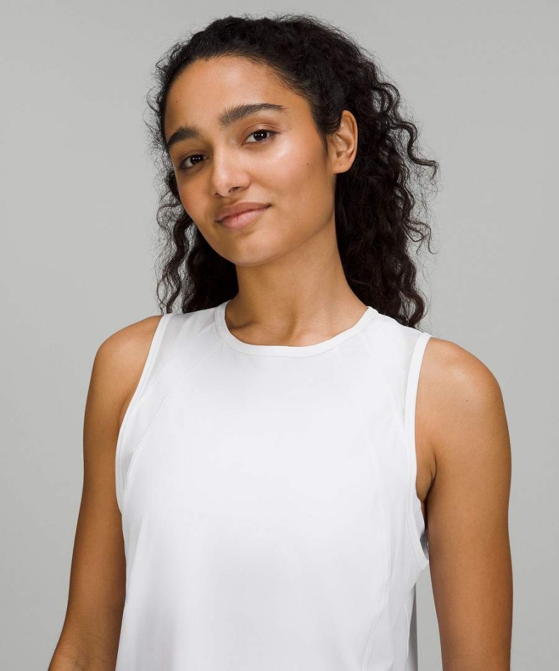 Lululemon Sculpt Back Vent Linne Dam Vita Sverige | EKNGVR369