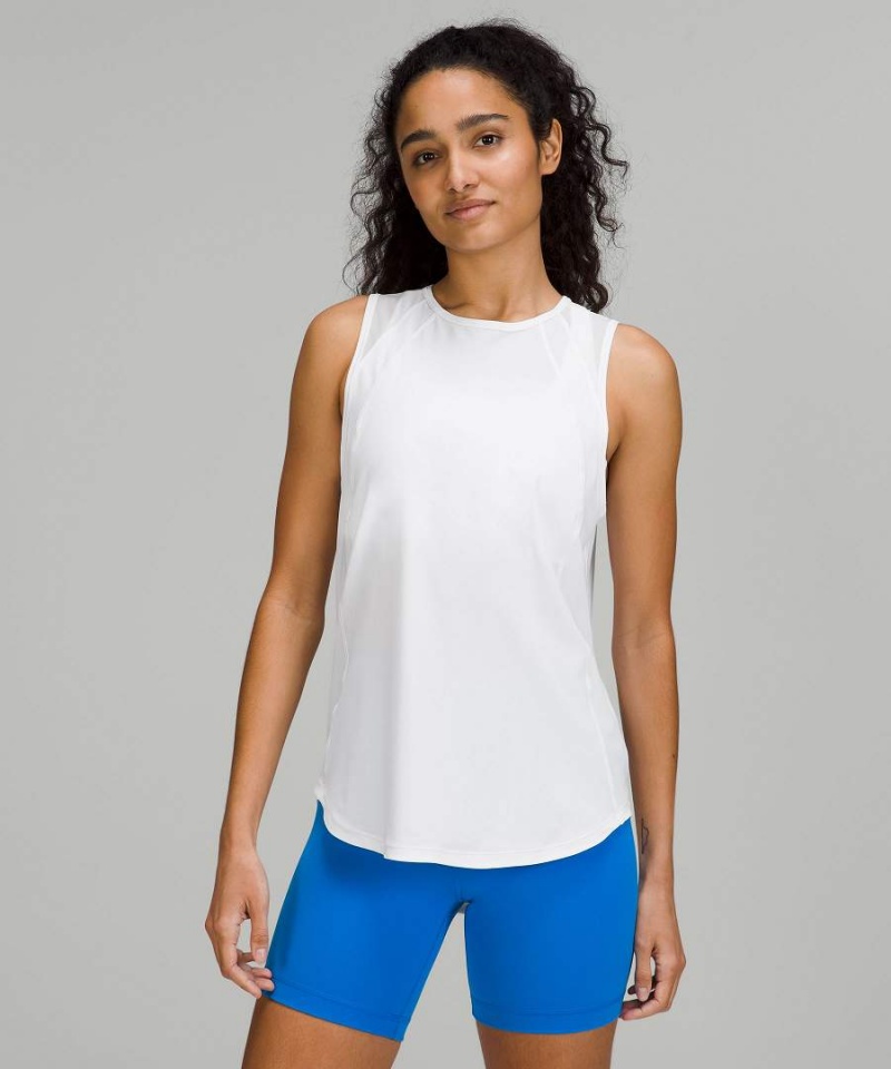 Lululemon Sculpt Back Vent Linne Dam Vita Sverige | EKNGVR369