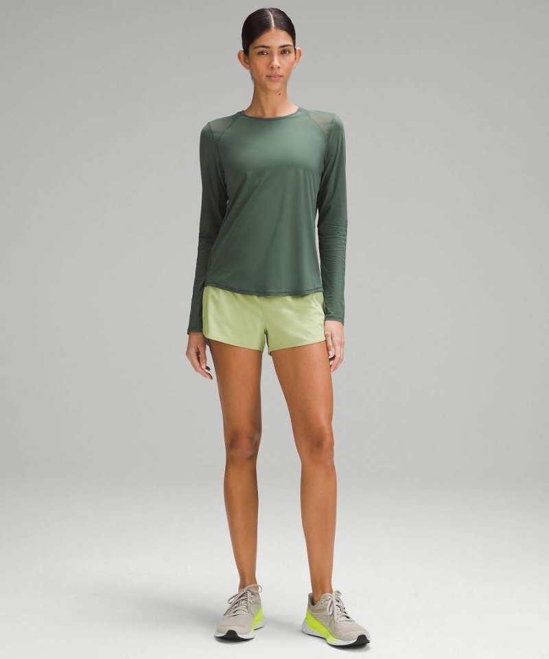 Lululemon Sculpt Långärmad Tröja Dam Mörkgröna Sverige | FNLBCJ314