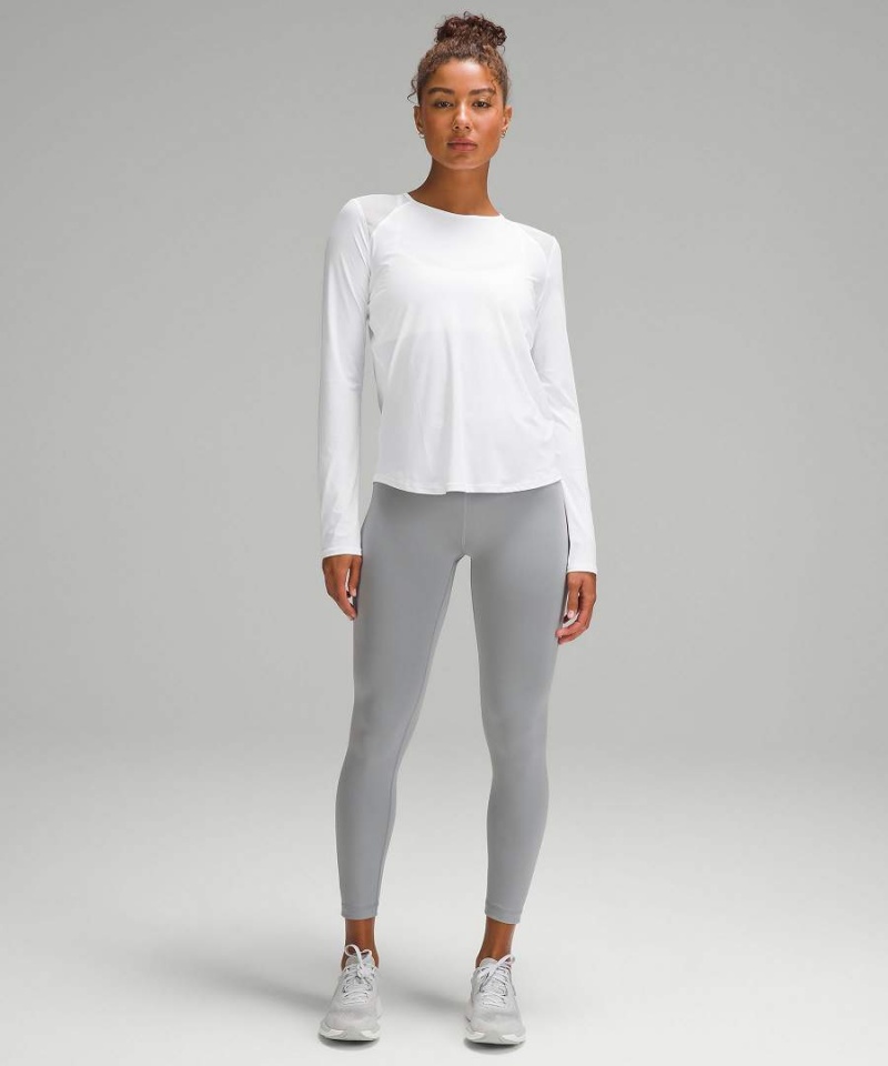 Lululemon Sculpt Långärmad Tröja Dam Vita Sverige | LBGEWN836