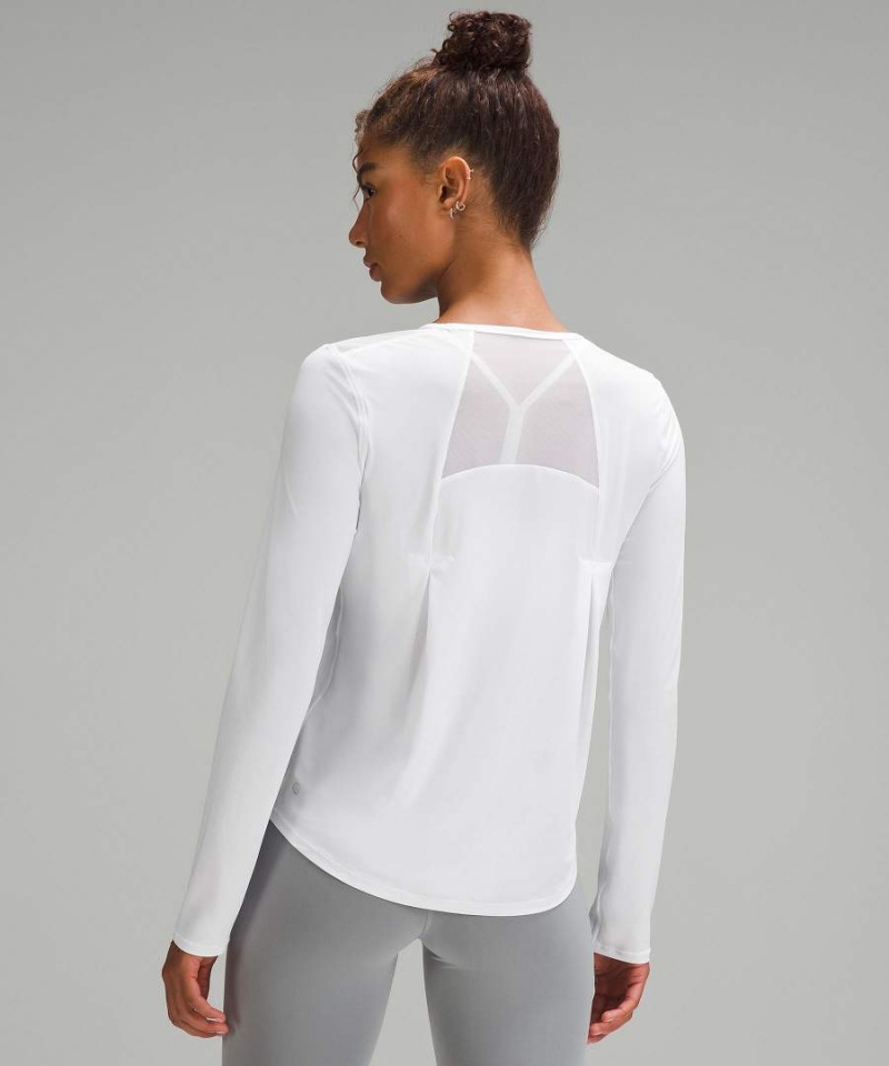 Lululemon Sculpt Långärmad Tröja Dam Vita Sverige | LBGEWN836
