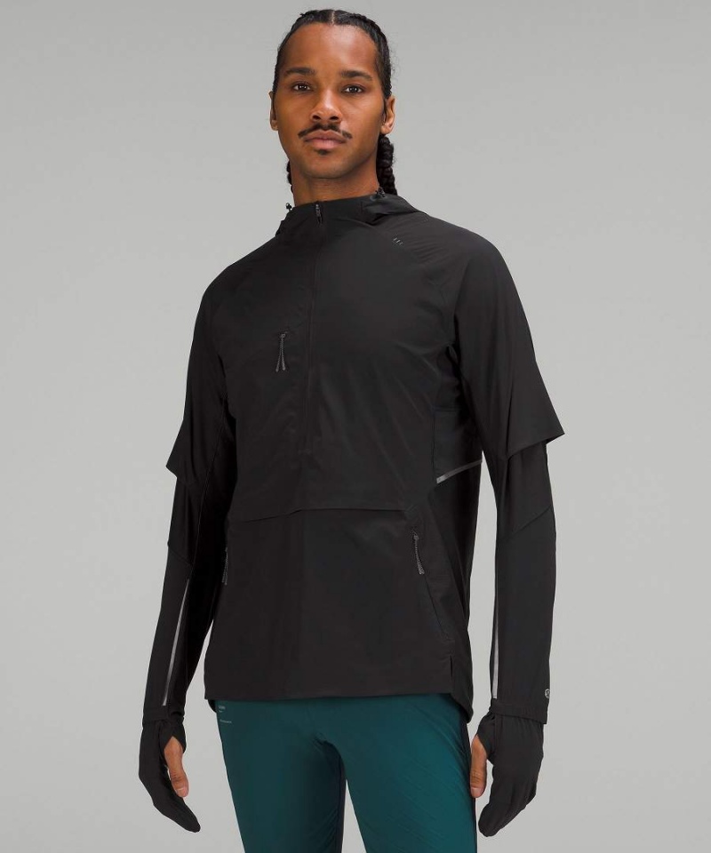 Lululemon SenseKnit Composite Löpar Jackor Herr Svarta Sverige | AYFGJR716