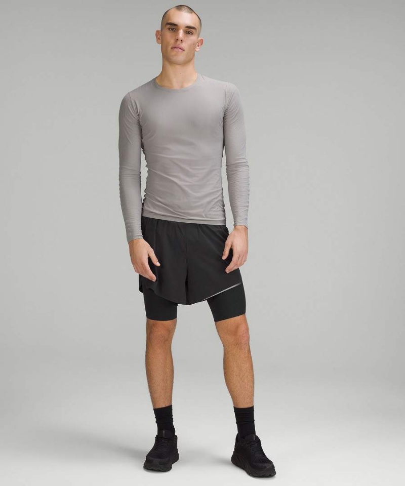 Lululemon SenseKnit Composite Löpar Shorts Herr Svarta Sverige | AQDCBY462