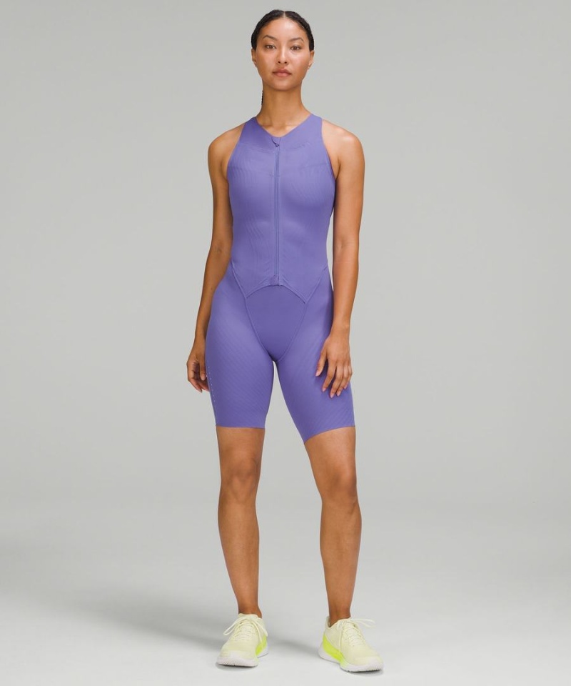 Lululemon SenseKnit Löpar One-Piece Body Dam Indigo Sverige | DKMLZX173