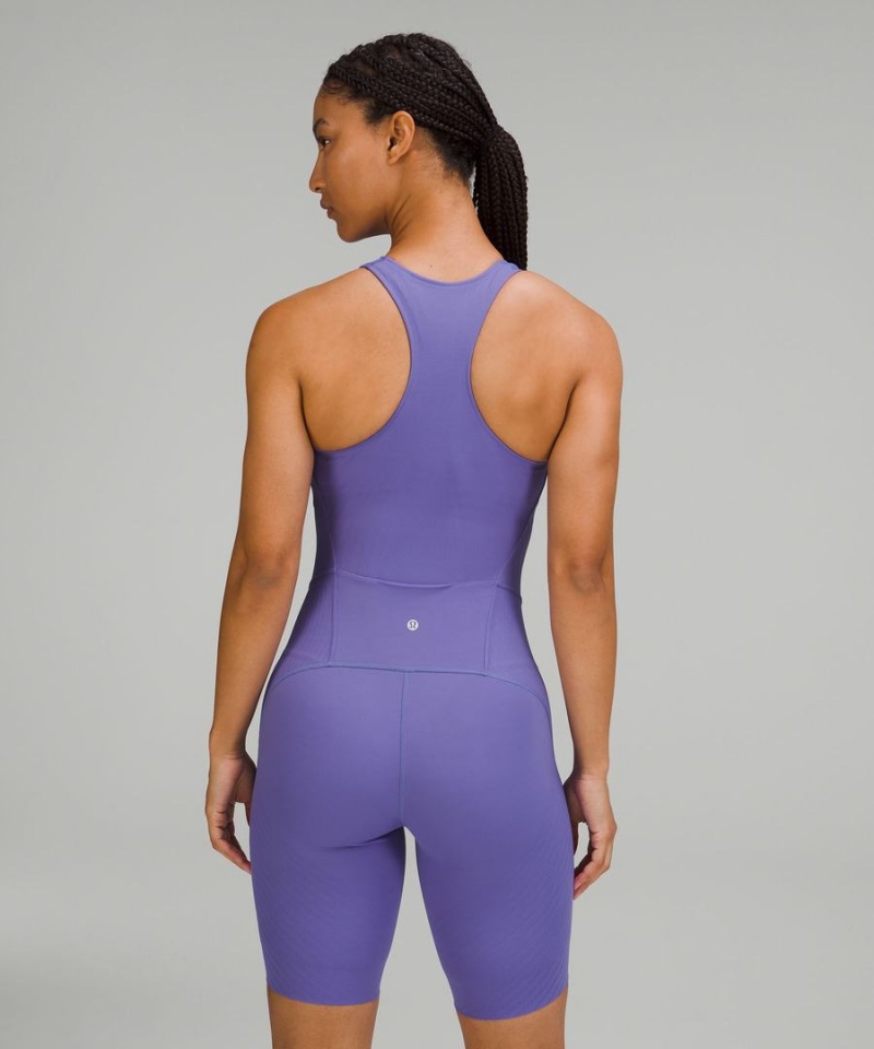 Lululemon SenseKnit Löpar One-Piece Body Dam Indigo Sverige | DKMLZX173