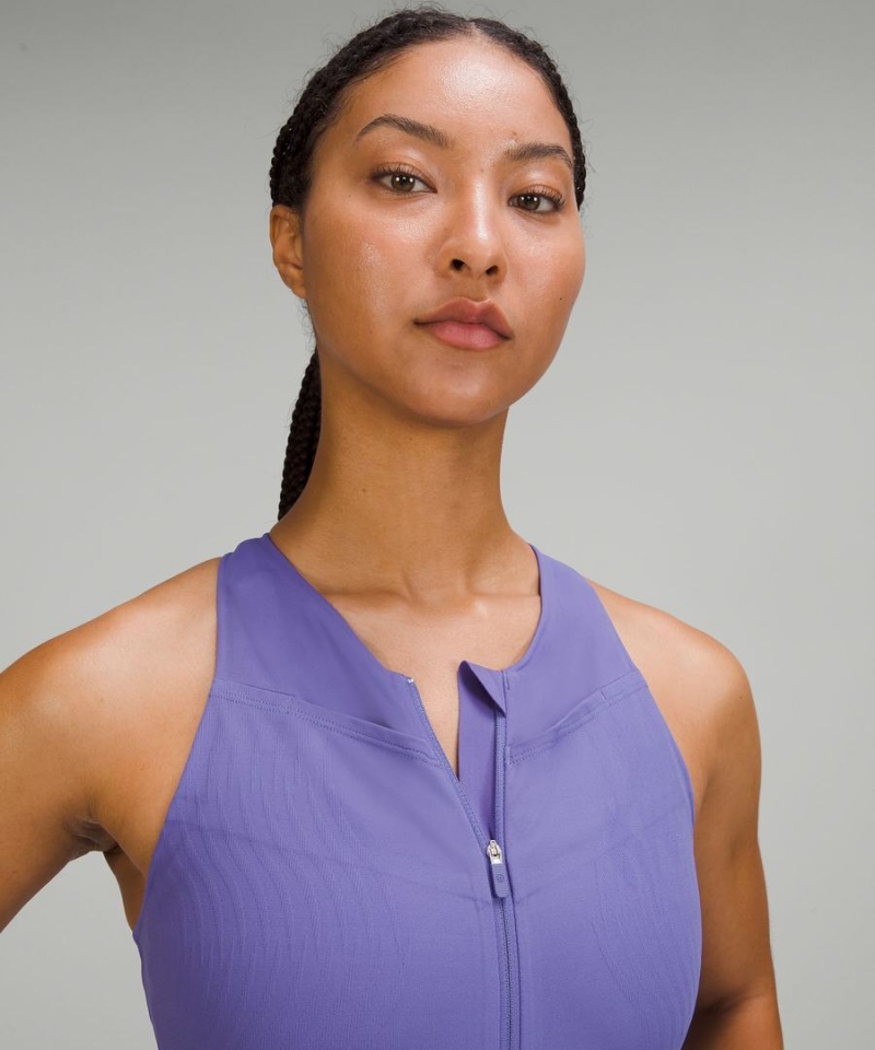 Lululemon SenseKnit Löpar One-Piece Body Dam Indigo Sverige | DKMLZX173