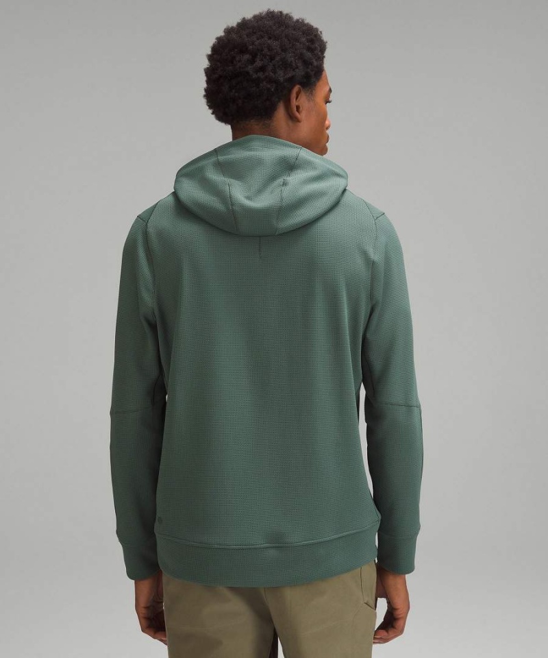 Lululemon Shift Stitch Hoodie Herr Mörkgröna Sverige | UGNDLZ917