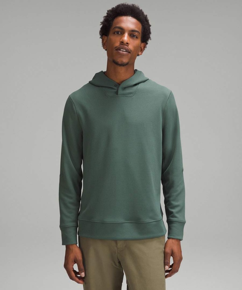 Lululemon Shift Stitch Hoodie Herr Mörkgröna Sverige | UGNDLZ917