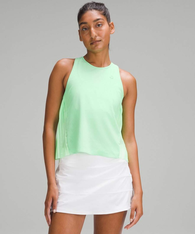 Lululemon Side Pleats Tennis Linne Dam Turkos Sverige | JCBVXT670