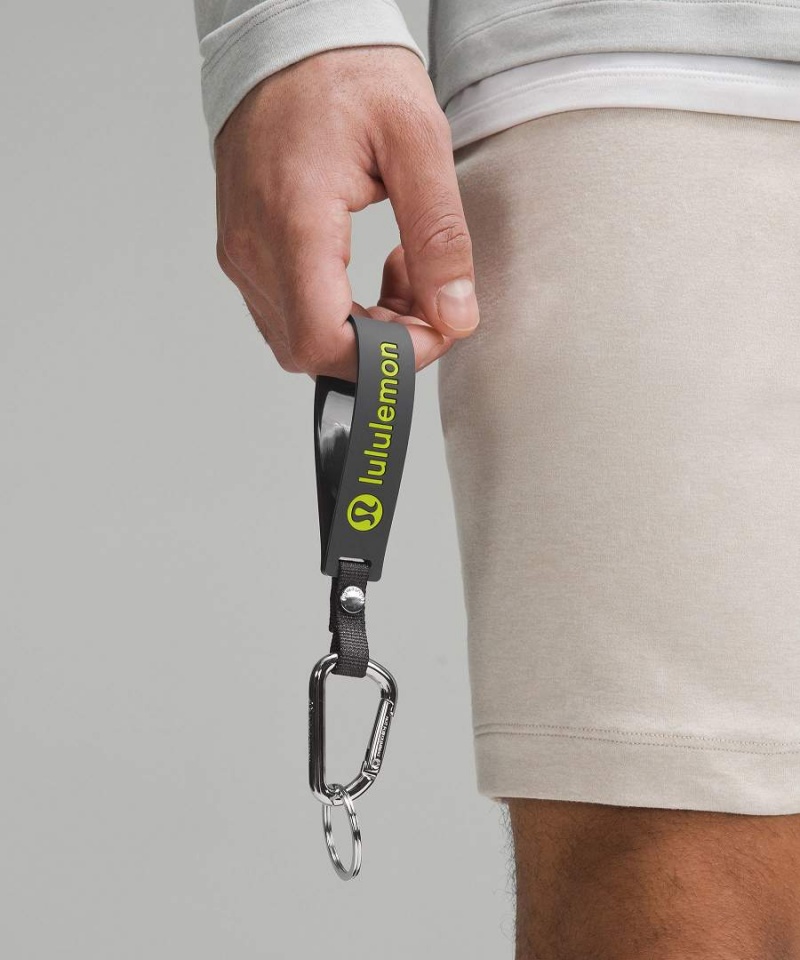 Lululemon Silikon Nyckelband Dam Grå Ljusgröna Sverige | FHREJL176