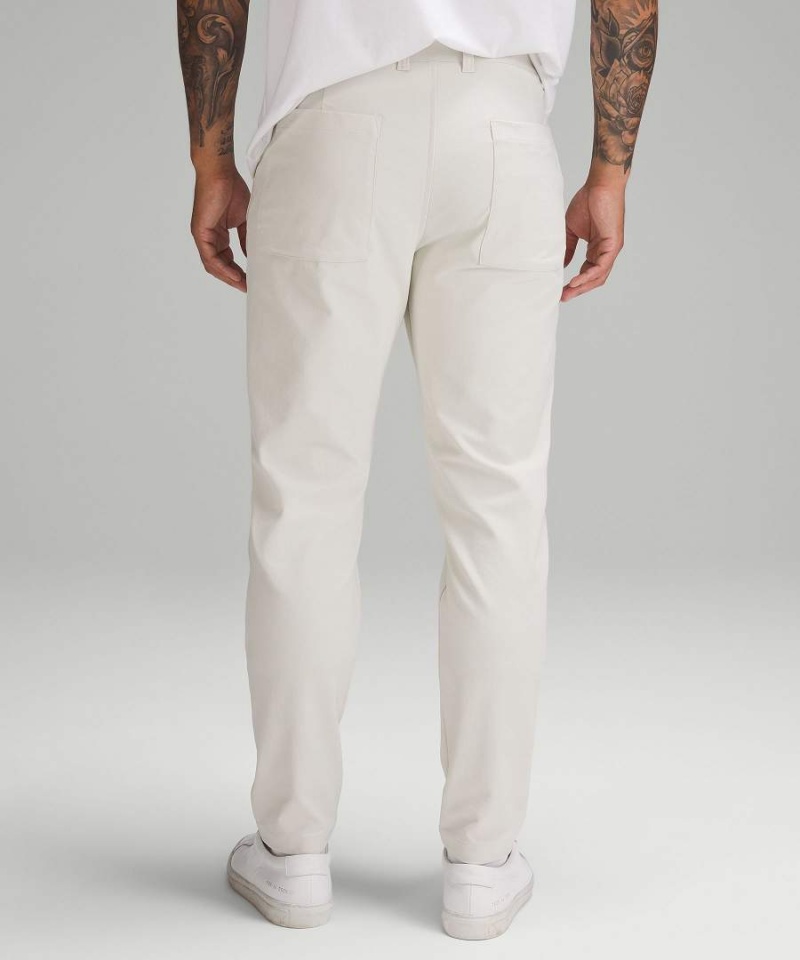Lululemon Slim-Tapered Heavy Twill Byxor Herr Beige Sverige | DUOMLI152