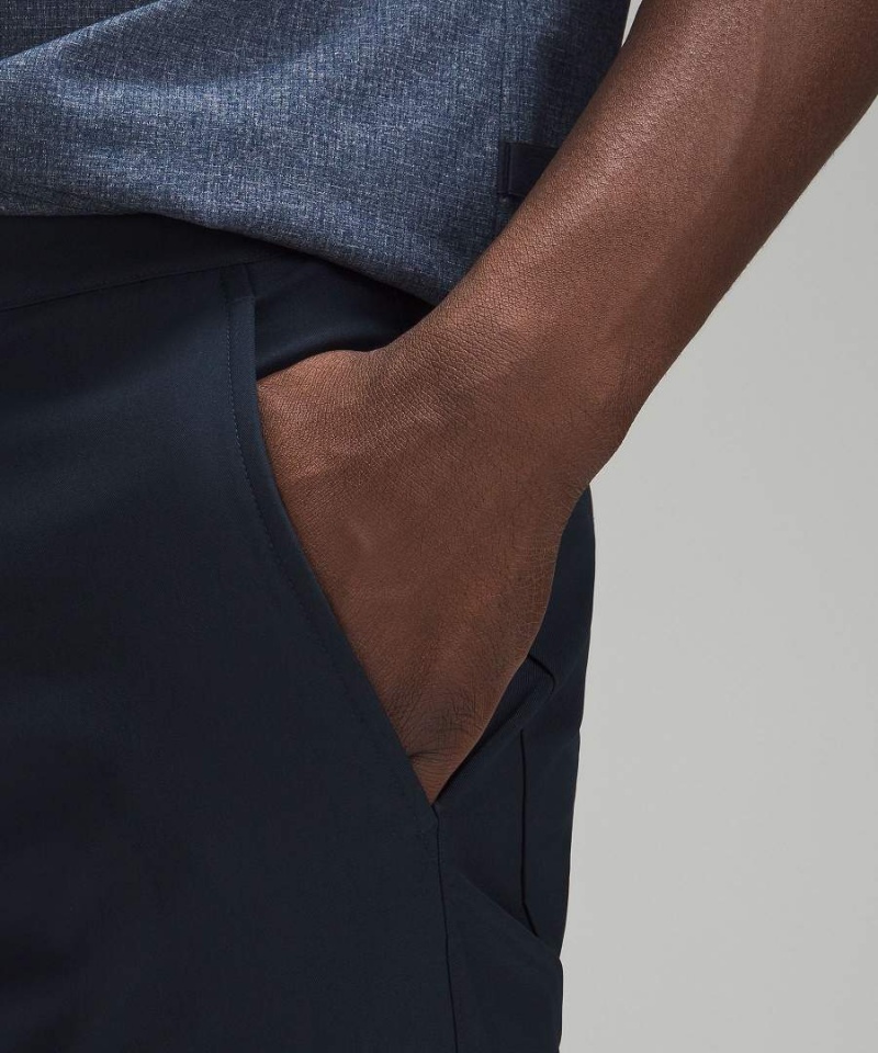 Lululemon Slim-Tapered Twill Byxor Herr Marinblå Sverige | NRCGDW162