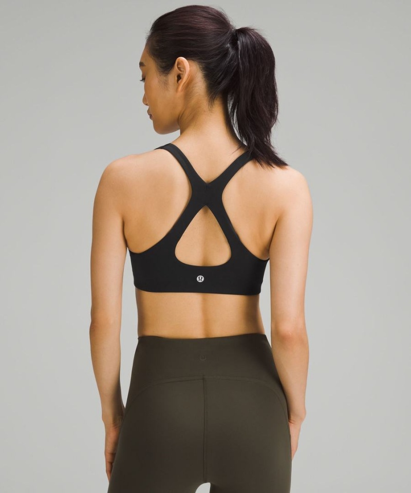 Lululemon SmoothCover Yoga Bra Light Support, B/C Cup Sport BH Dam Svarta Sverige | KAOEVG846