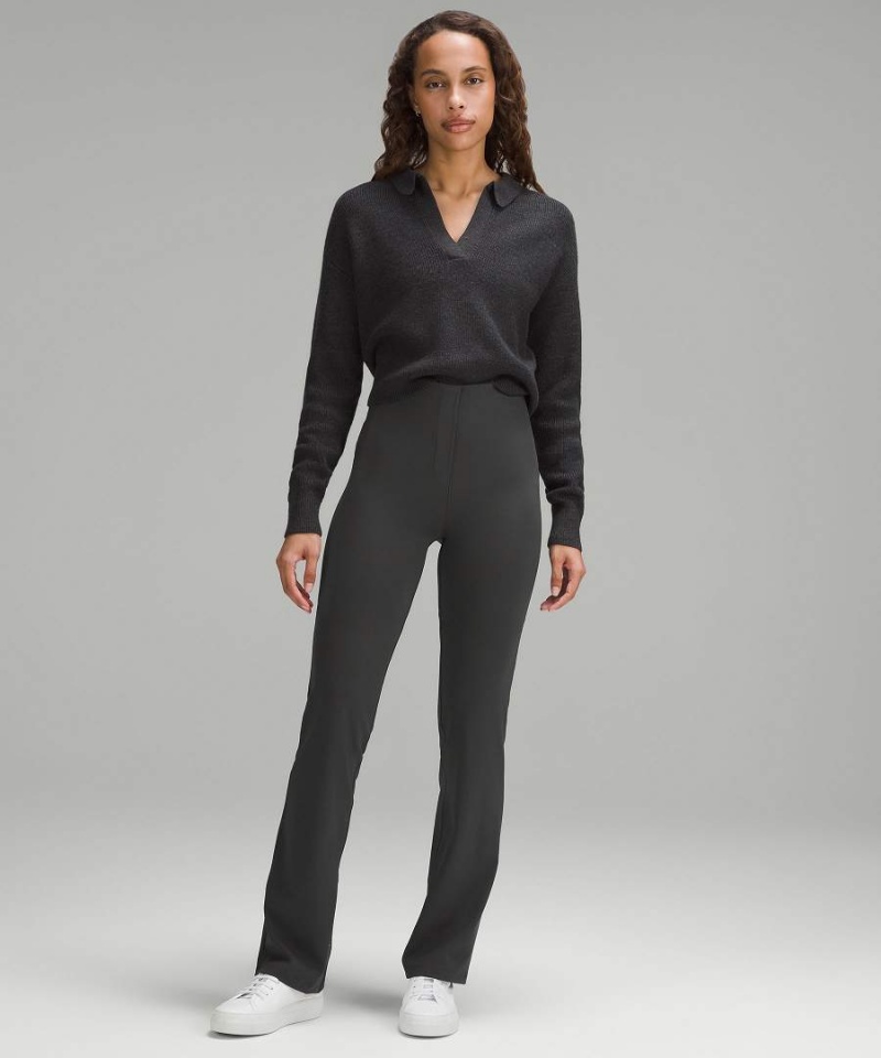Lululemon Smooth Fit Pull-On High-RiseTall Byxor Dam Mörkgrå Sverige | YHCTIA591